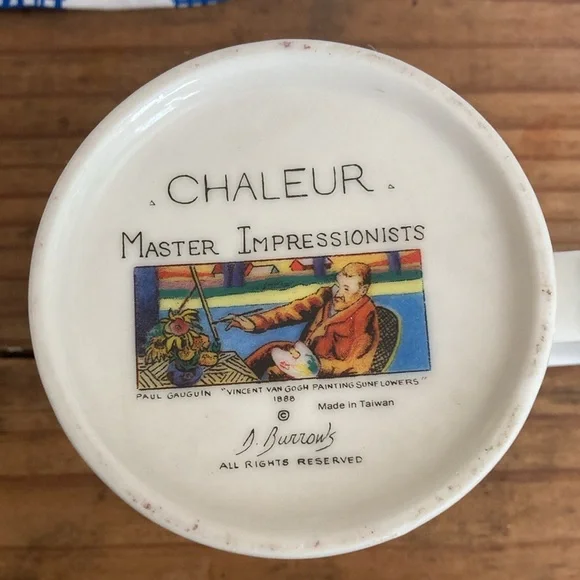 Chaleur mug burrows Van Gogh irises - Picture 6 of 7